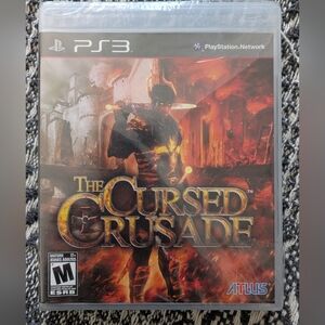 PS3 The Cursed Crusade Never Used In Plastic